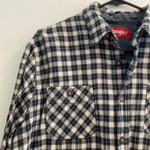 Vintage Wrangler plaid Flannel